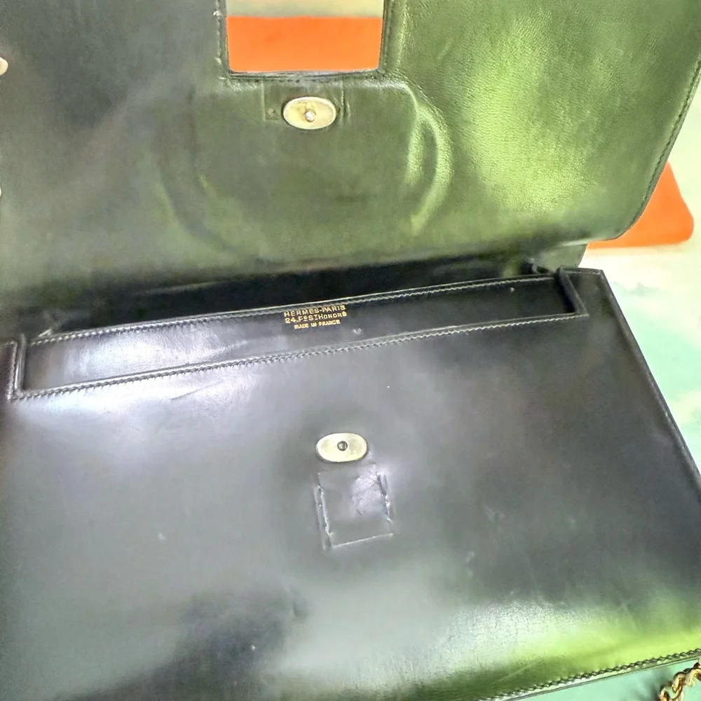 Authentic  Hermes vintage Circa Early 1950 - Picture 6 of 12